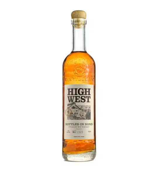 High West Distillery Bottled in Bond Straight Bourbon Whiskey 750ml