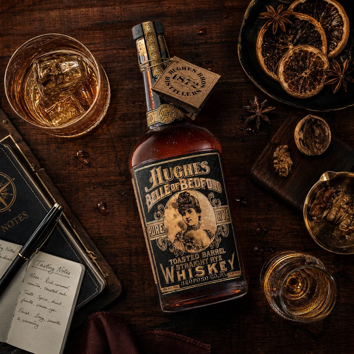 Hughes Belle Of Bedford Toasted Barrel Small Batch Rye Whiskey 750ml