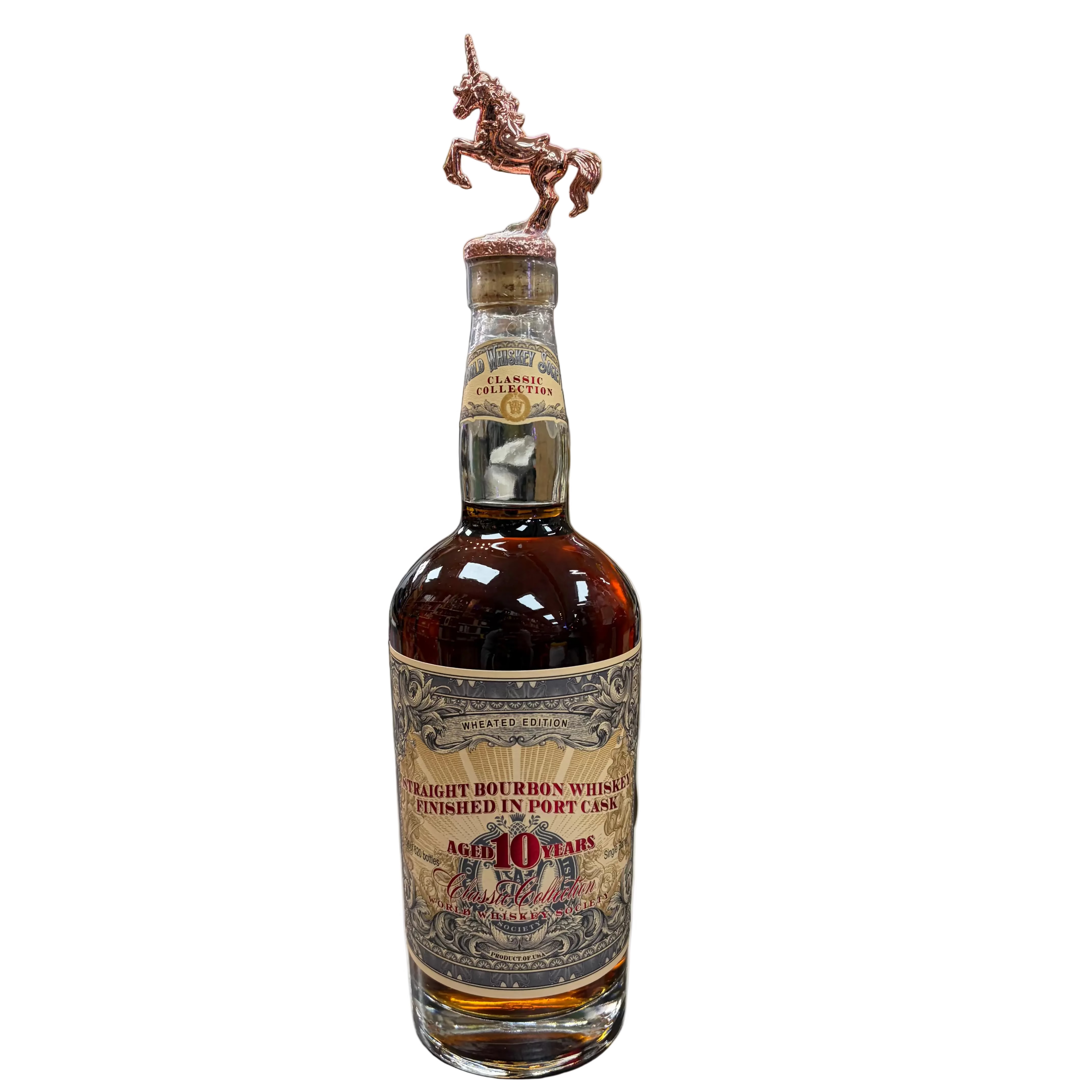 World Whisky Society Classic Collection Wheated Edition 10 Year Old Port Cask Finished Straight Bourbon Whiskey 750ml