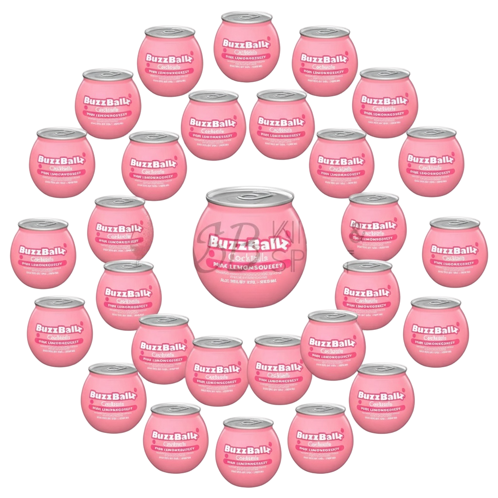 BuzzBallz Pink Lemonsqueezy Cocktail 24ct 200ml