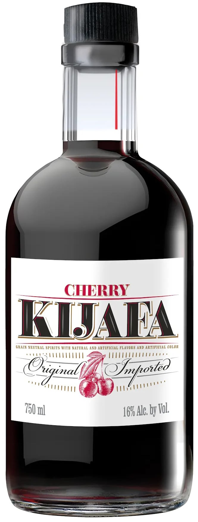 Kijafa Cherry Spirit 32 Proof 750ml Bundle 12-Pack