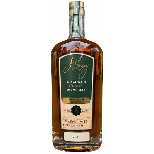 J. Henry & Sons Spooner Reserve Rye 750ml