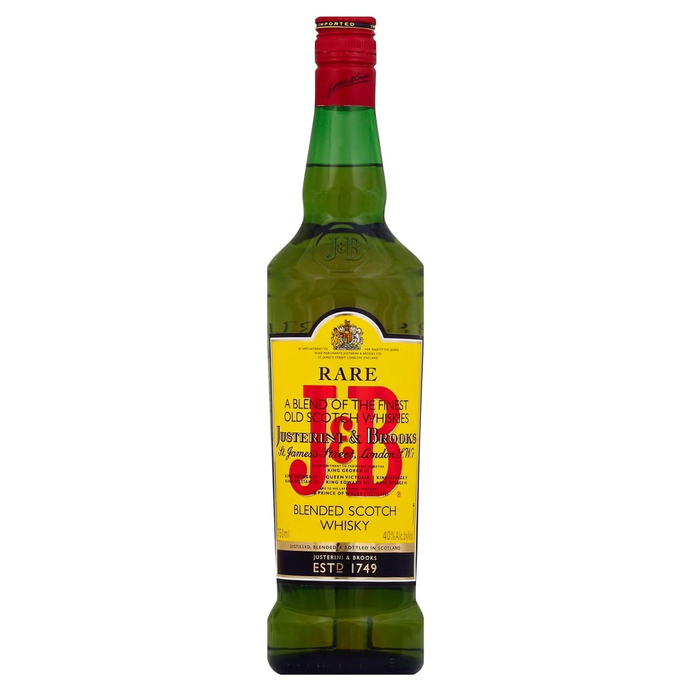 J&B Justerini & Brooks Rare Blended Scotch Whisky 750ml