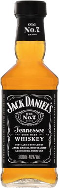 Jack Daniel's Black Label Old No.7 Brand Sour Mash Whiskey 200ml