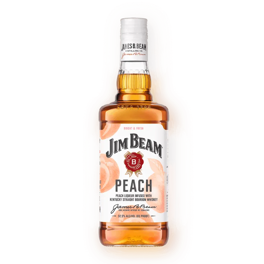 Jim Beam Peach Whiskey Liqueur 750ml