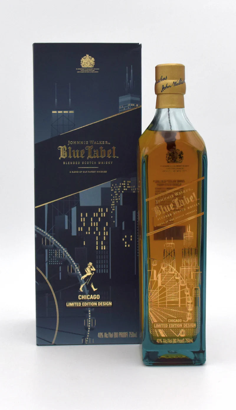 Johnnie Walker Blue Label Chicago Limited Edition Design Blended Scotch Whisky 750ml