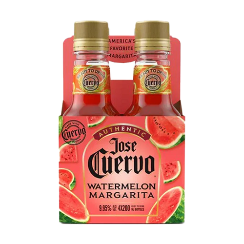 Jose Cuervo Authentic Watermelon Margaritas 200ml Bottle 4-Pack