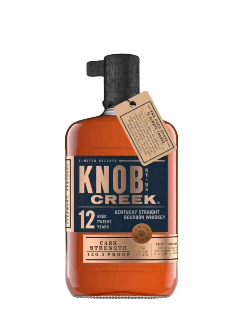 Knob Creek Cask Strength 12 Year Old 121.2 Proof Straight Bourbon Whiskey 750ml