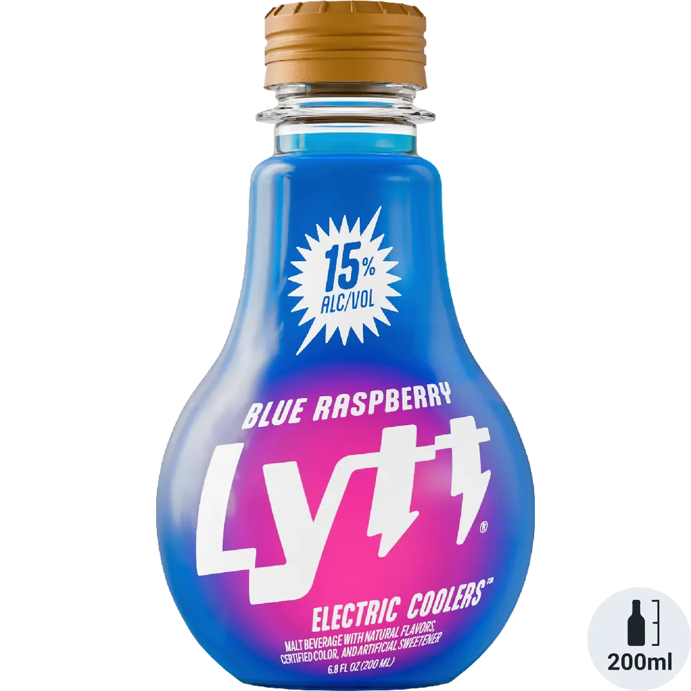 LYTT Blue Raspberry Malt Beverage 200ml