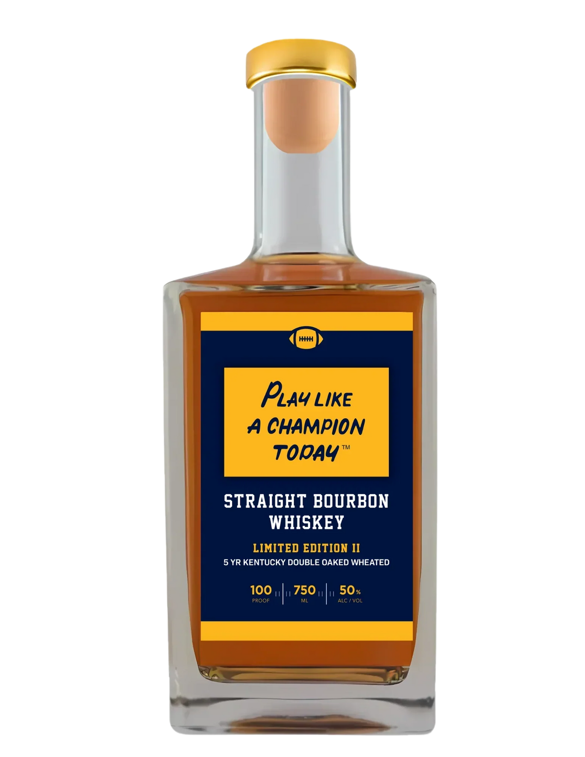 L&T Spirits Play Like A Champion Today Limited Edition 5 Year Old Double Oak Wheated Straight Bourbon Whiskey 750ml