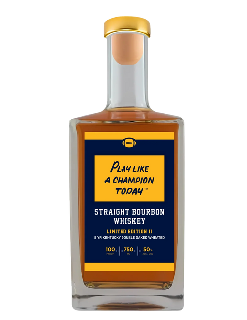 L&T Spirits Play Like A Champion Today Limited Edition 5 Year Old Double Oak Wheated Straight Bourbon Whiskey 750ml