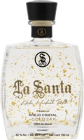 La Santa Cristal Gold 24k Anejo Tequila 750ml