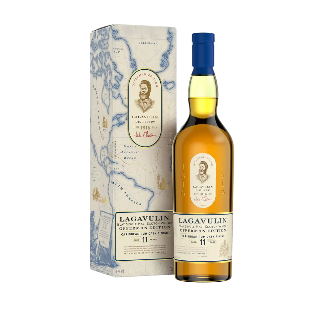 Lagavulin Offerman Edition Carribean Rum Cask Finish 11 Year Old Single Malt Scotch Whisky 750ml