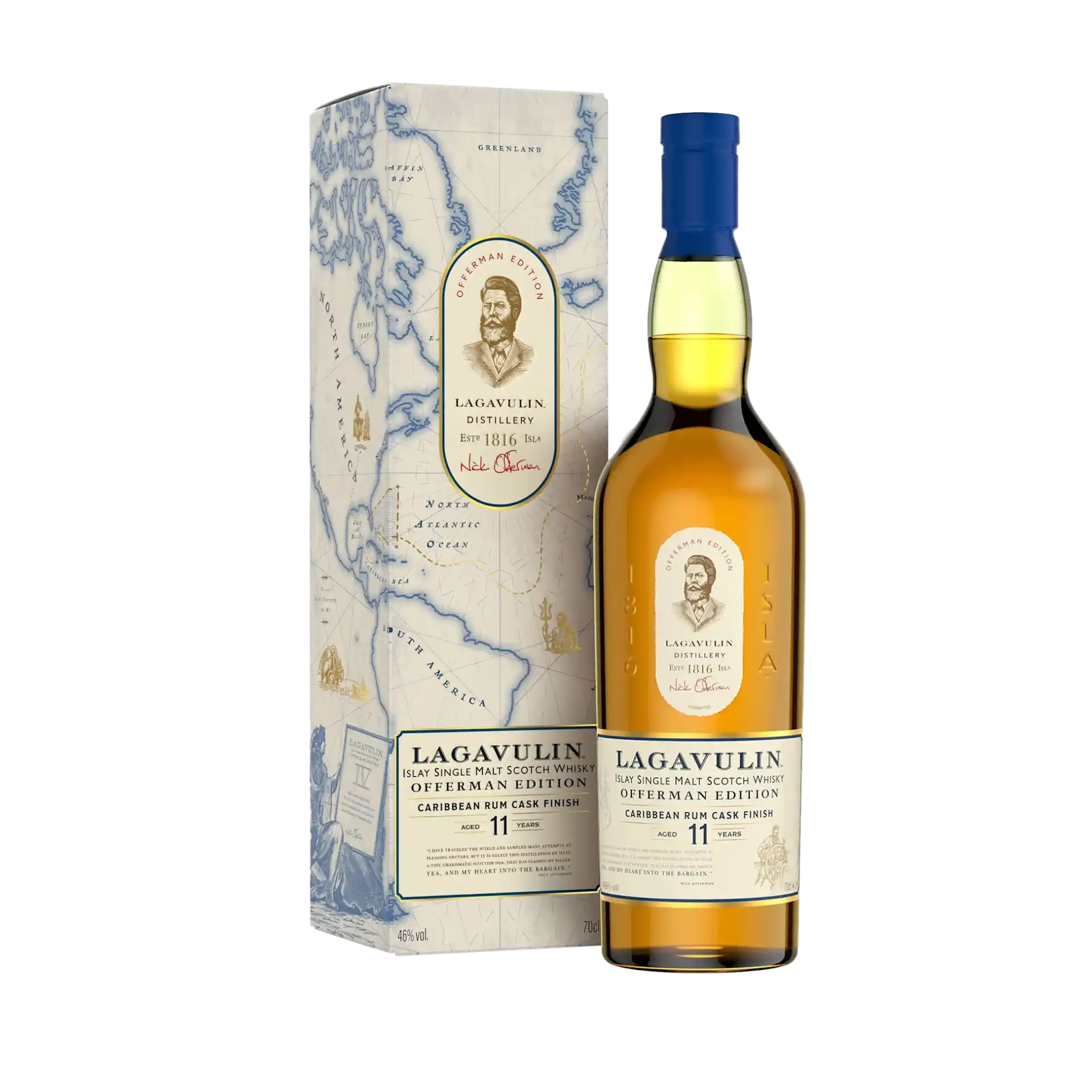 Lagavulin Offerman Edition Carribean Rum Cask Finish 11 Year Old Single Malt Scotch Whisky 750ml