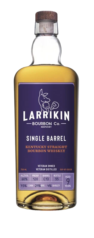 Larrikin Single Barrel 9 Year Old Kentucky Straight Bourbon Whiskey 750ml