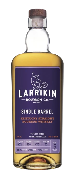Larrikin Single Barrel 9 Year Old Kentucky Straight Bourbon Whiskey 750ml