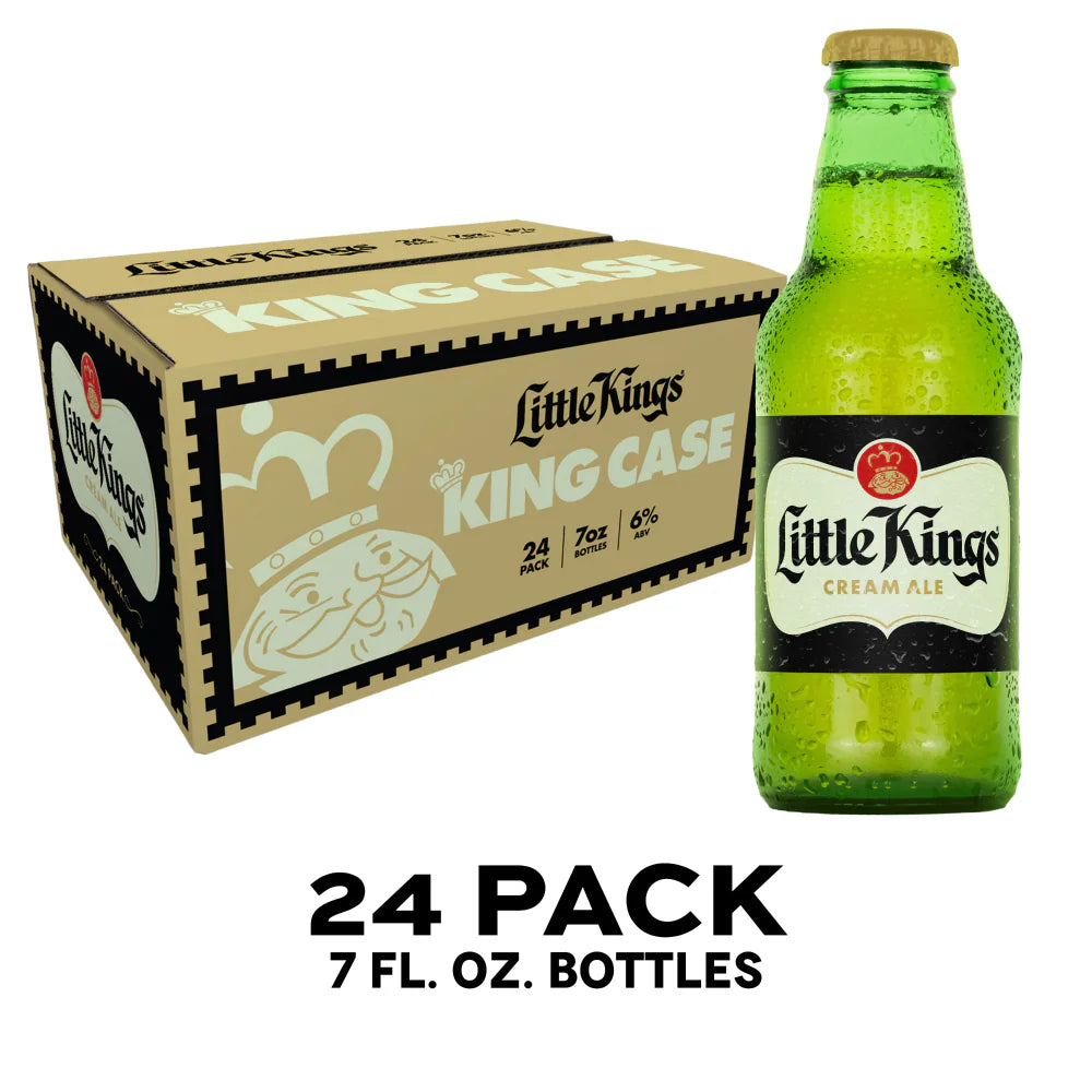 Little Kings Original Cream Ale Beer 7-Oz Bottle 24-Pack