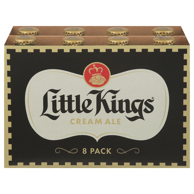 Little Kings Original Cream Ale Beer 7-Oz Bottle 8-Pack