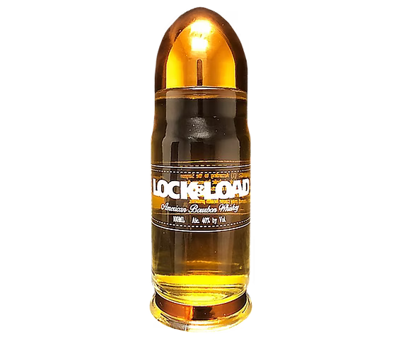 Lock & Load Bullet American Bourbon Whiskey 100ml