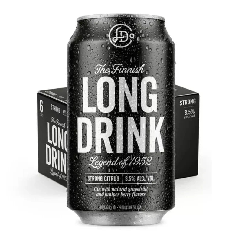 Long Drink Co. The Finnish Long Drink Strong Citrus Cocktail 6-Pack Can