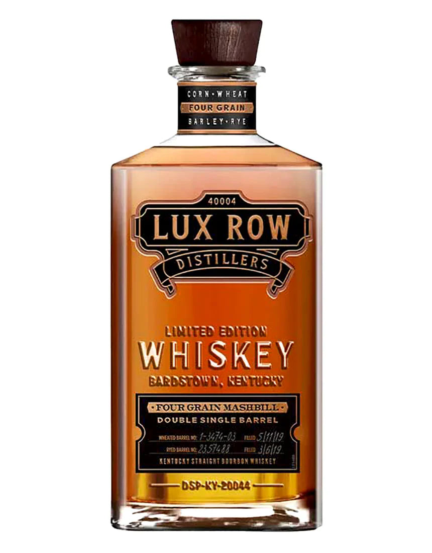 Lux Row Distillers 4 Grain Mashbill Double Single Barrel Straight Bourbon Whiskey 750ml
