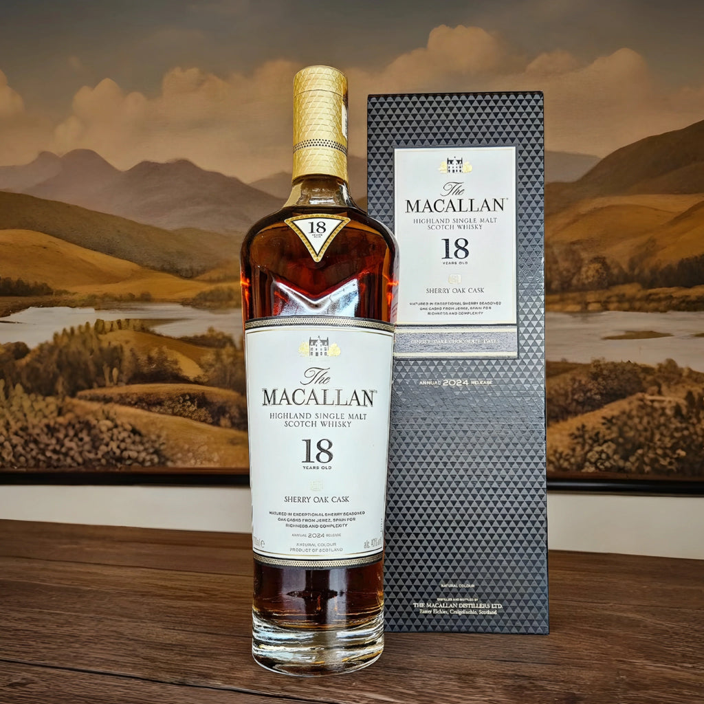 Macallan 18 Year Old Sherry Oak Single Malt Scotch Whisky 750ml