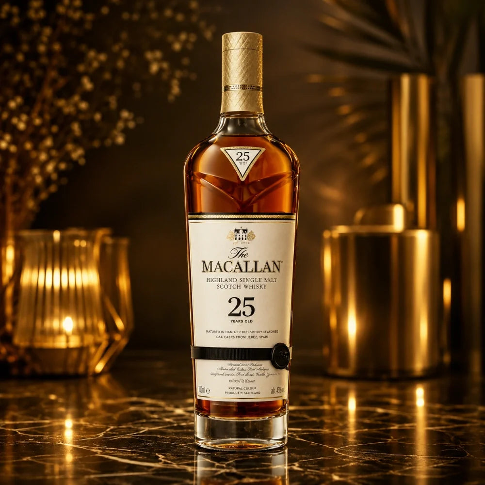 Macallan Sherry Oak 25 Year Old Single Malt Scotch Whisky 750ml