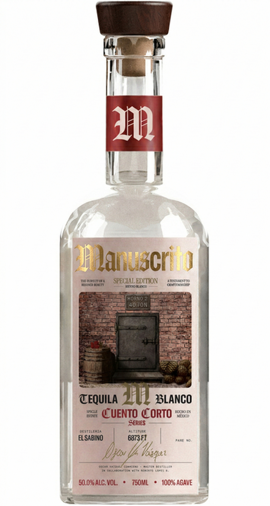 Manuscrito Cuento Corto Series Special Edition Rested Blanco Tequila 750ml