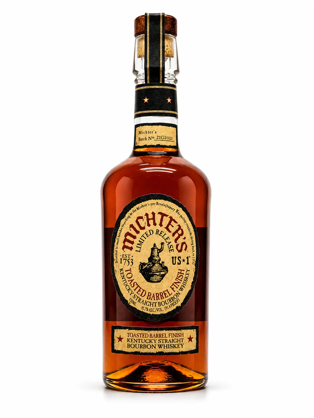 Michter's US-1 Limited Release Toasted Barrel Finish Sour Mash Bourbon Whiskey 750ml