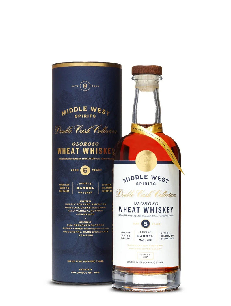 Middle West Spirits Double Cask Collection Oloroso Wheat Whiskey 750ml