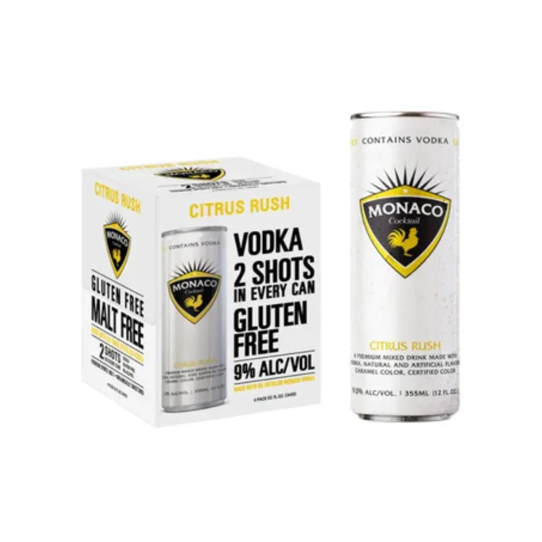 Monaco Citrus Rush Cocktail 355ml 12-Pack