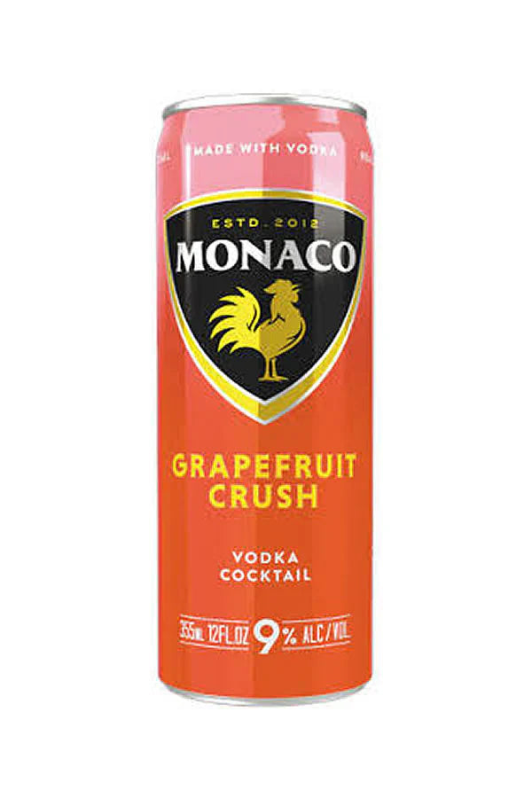 Monaco Grapefruit Crush Vodka Cocktail 355ml