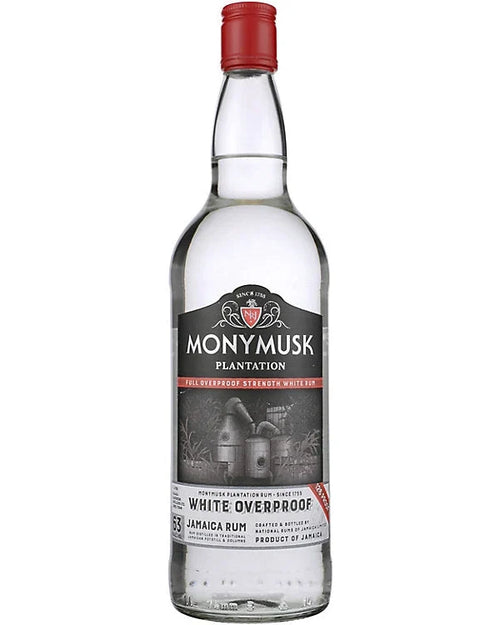 Monymusk Plantation Overproof White Rum 1Lt