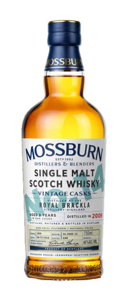 Mossburn Vintage Casks Royal Brackla No.14 9 Year Old Single Malt Scotch Whisky 750ml