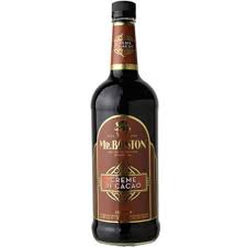 Mr. Boston Creme de Cacao Dark Liqueur 1Lt
