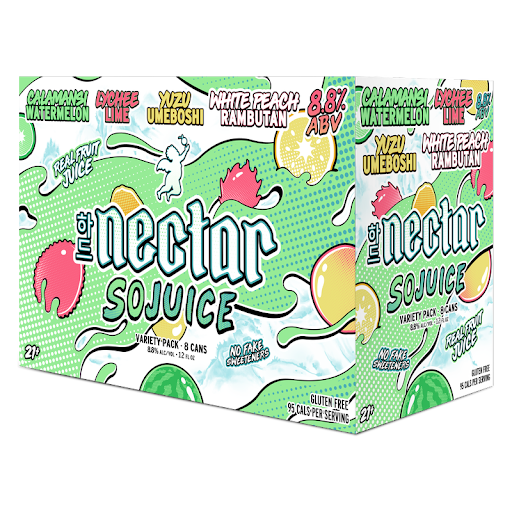 Nectar Sojuice Hard Seltzer Variety 12-Oz Can 8-Pack