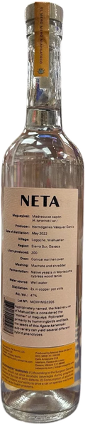 Neta Madrecuixe Capon Hermogenes Vasquez Garcia Agave Spirit 750ml