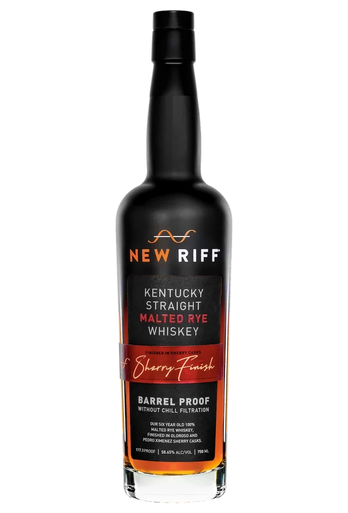 New Riff Sherry Finish Barrel Proof Malted Rye Whiskey 750ml