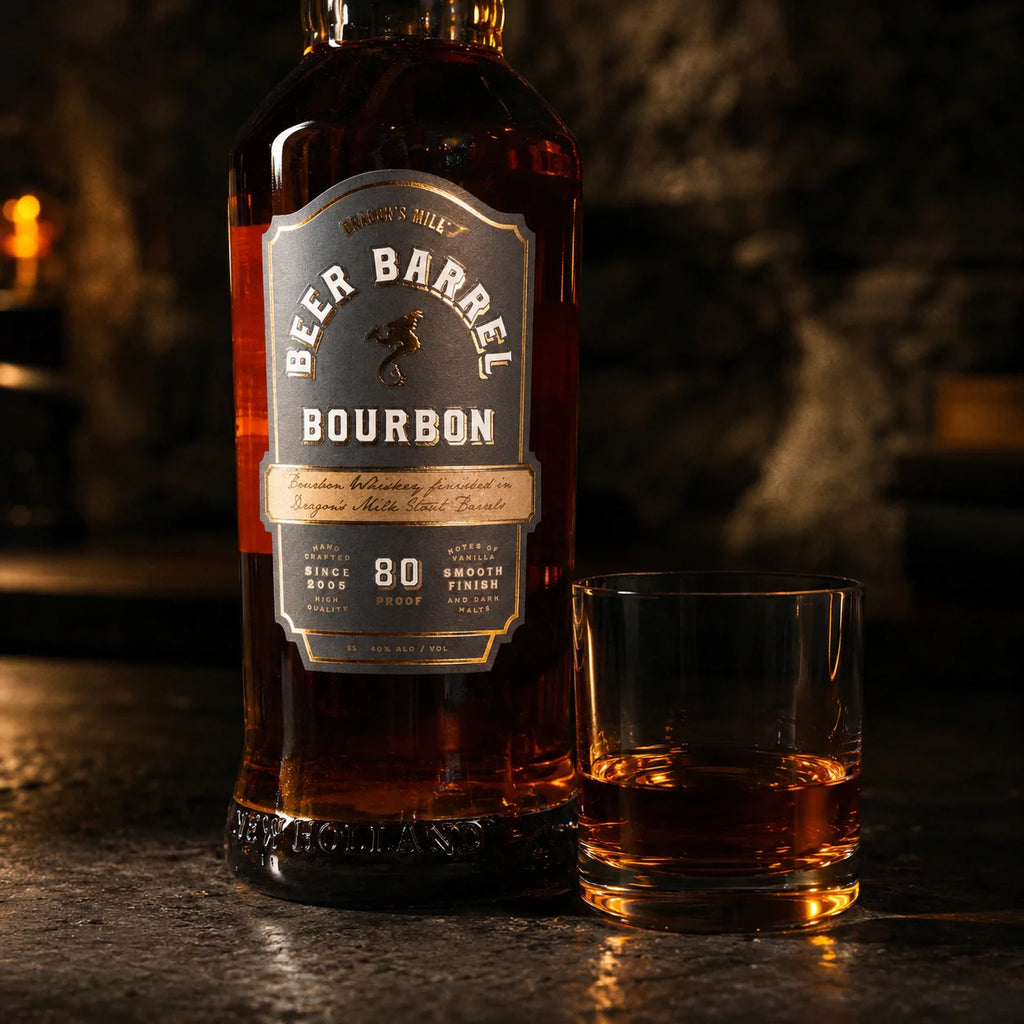 New Holland Dragon's Milk Beer Barrel Bourbon Whiskey 750ml