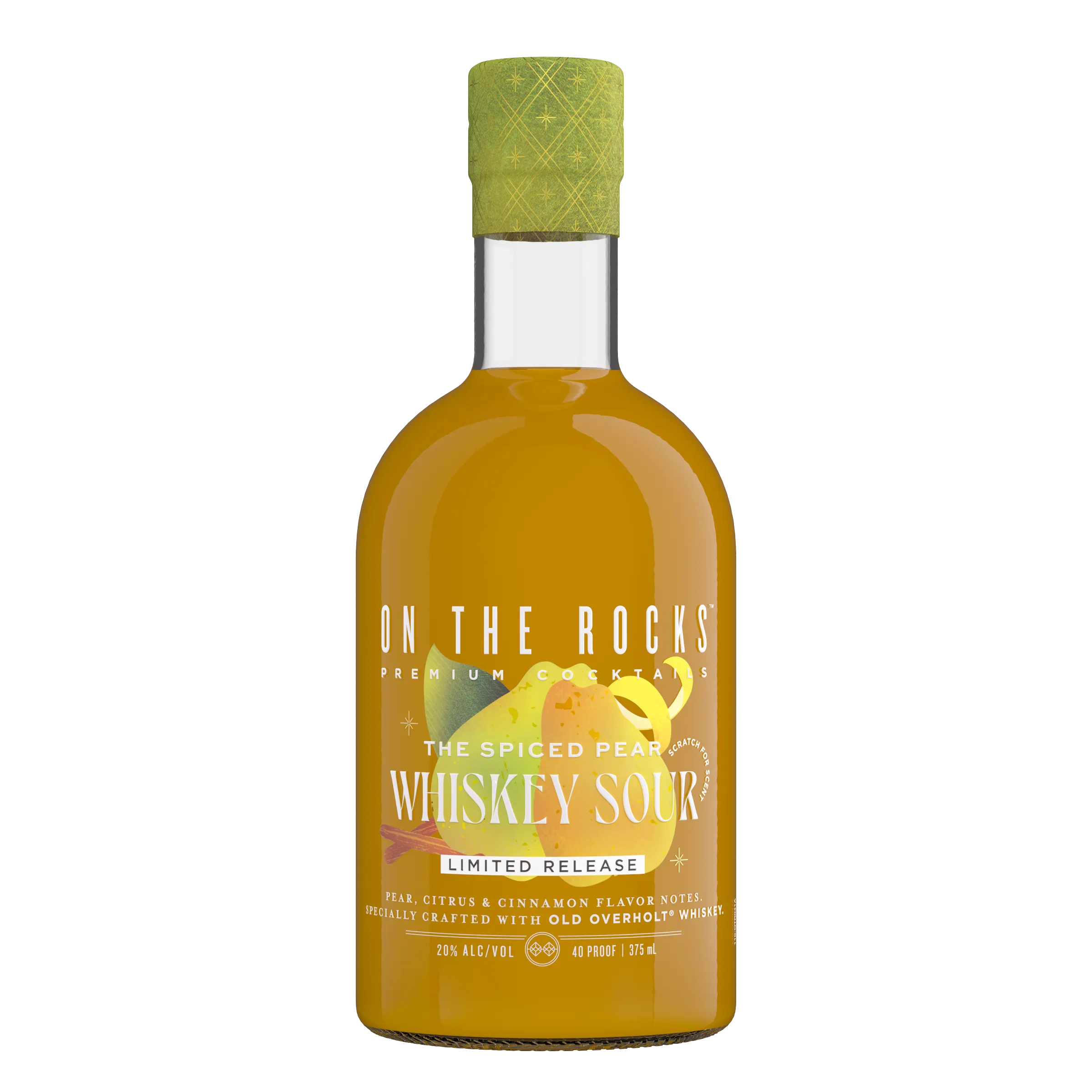 OTR On The Rocks The Spiced Pear Whiskey Sour Premium Cocktails 375ml
