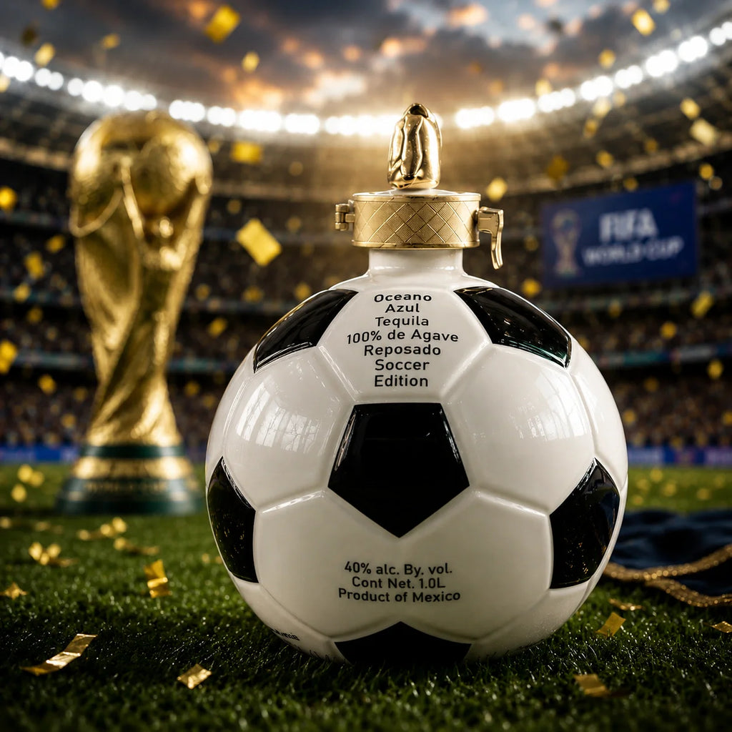 Oceano Azul Soccer Ball Edition Reposado Tequila 1Lt