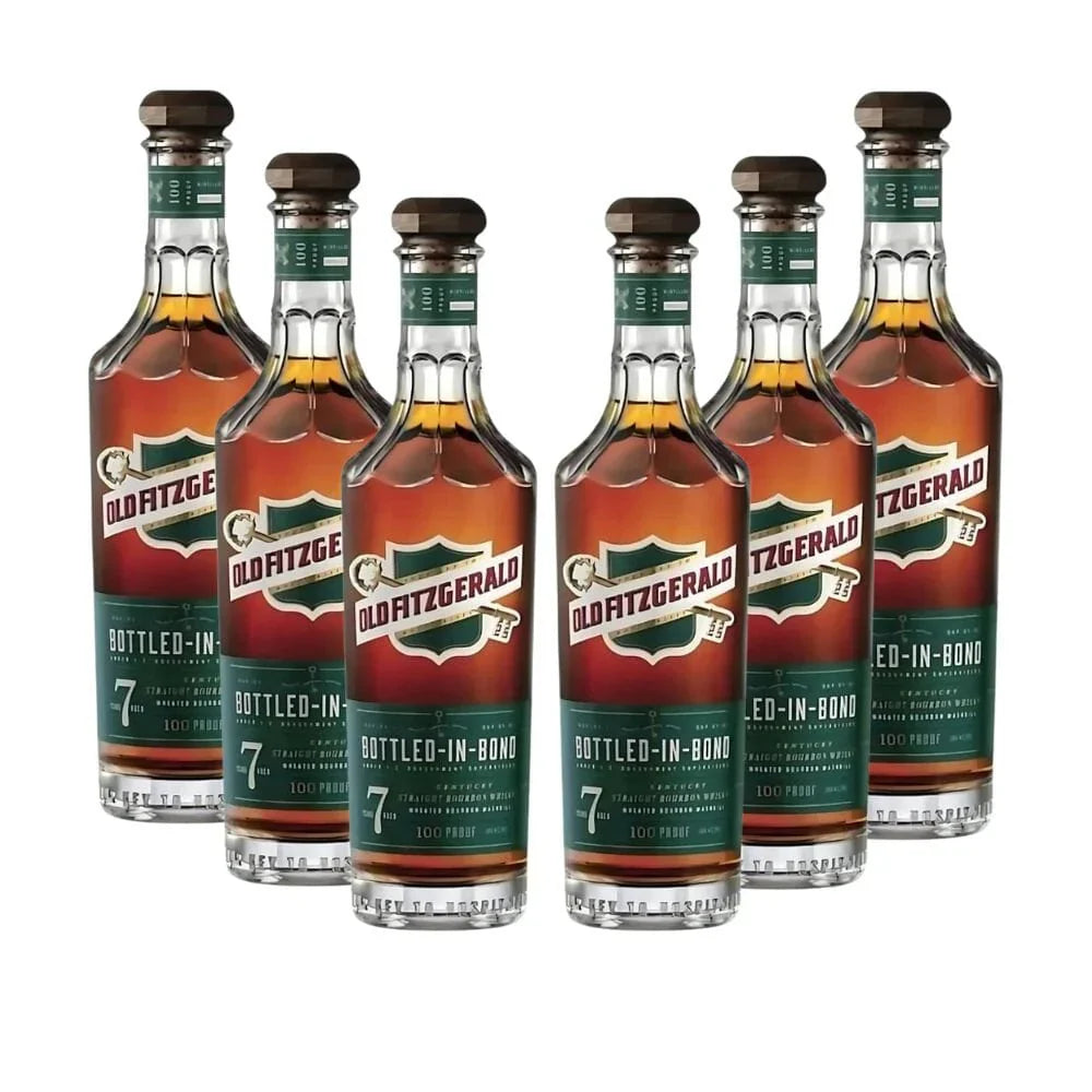 Old Fitzgerald Bottled in Bond 7 Year Old Kentucky Straight Bourbon Whiskey 700ml Bundle 6-Pack