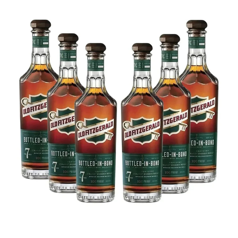 Old Fitzgerald Bottled in Bond 7 Year Old Kentucky Straight Bourbon Whiskey 700ml Bundle 6-Pack