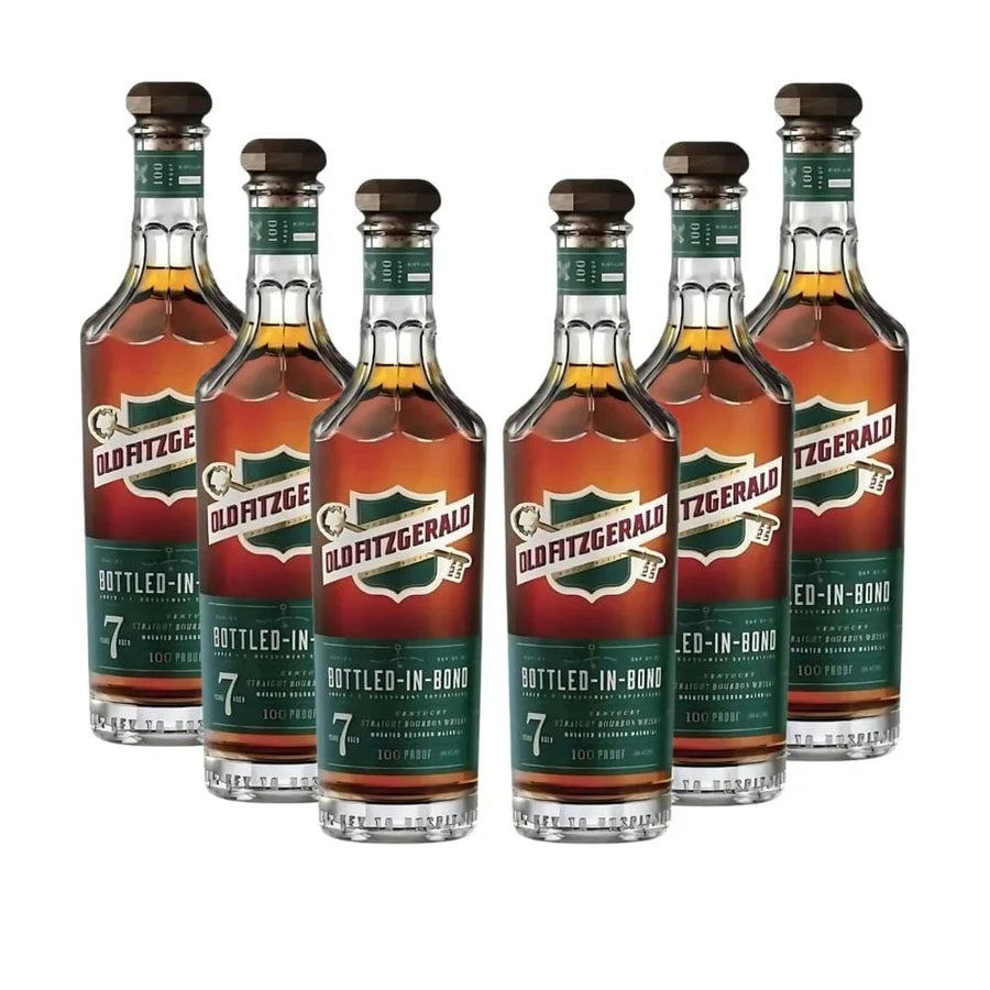 Old Fitzgerald Bottled in Bond 7 Year Old Kentucky Straight Bourbon Whiskey 700ml Bundle 6-Pack