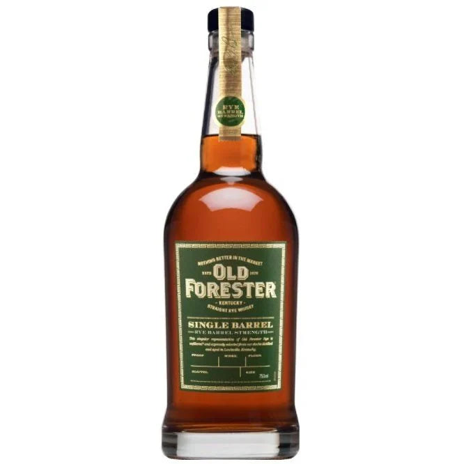 Old Forester Single Barrel Proof Rye Whisky 750ml