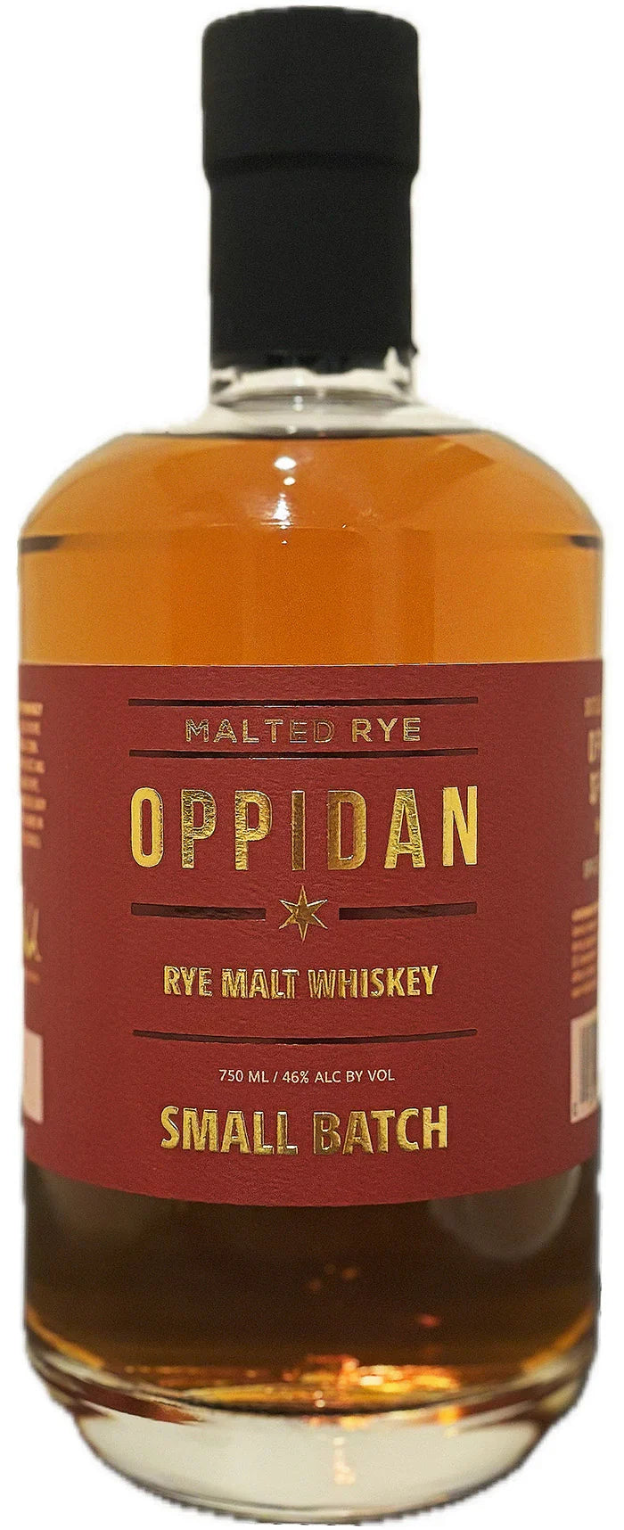 Oppidan Malted Rye Whiskey 750ml
