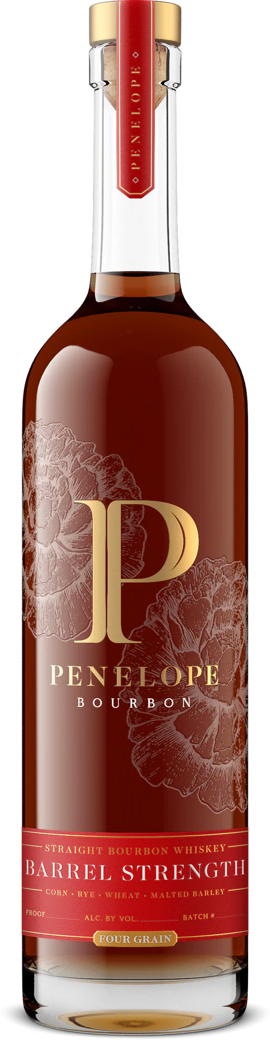 Penelope Four Grain Barrel Strength Straight Bourbon Whiskey 750ml