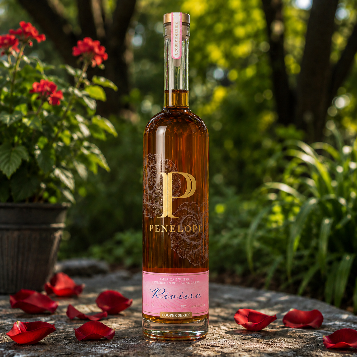 Penelope Cooper Series Riviera Rose Wine Cask Finish Whiskey 750ml