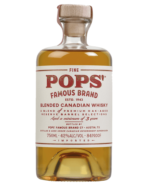 Pops Famous Brand Blended Canadian Whisky 750ml