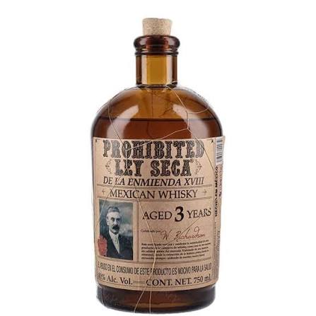 Prohibited Ley Seca 3 Years Old Single Malt Whisky 750ml